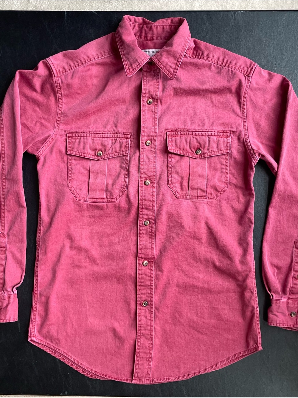 Covington Men's Long-Sleeve Button-Down Work Shirt